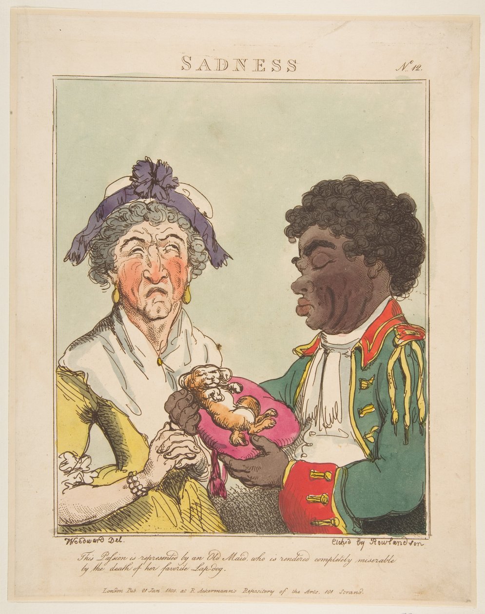 Tristesse, 21 janvier 1800 - Thomas Rowlandson