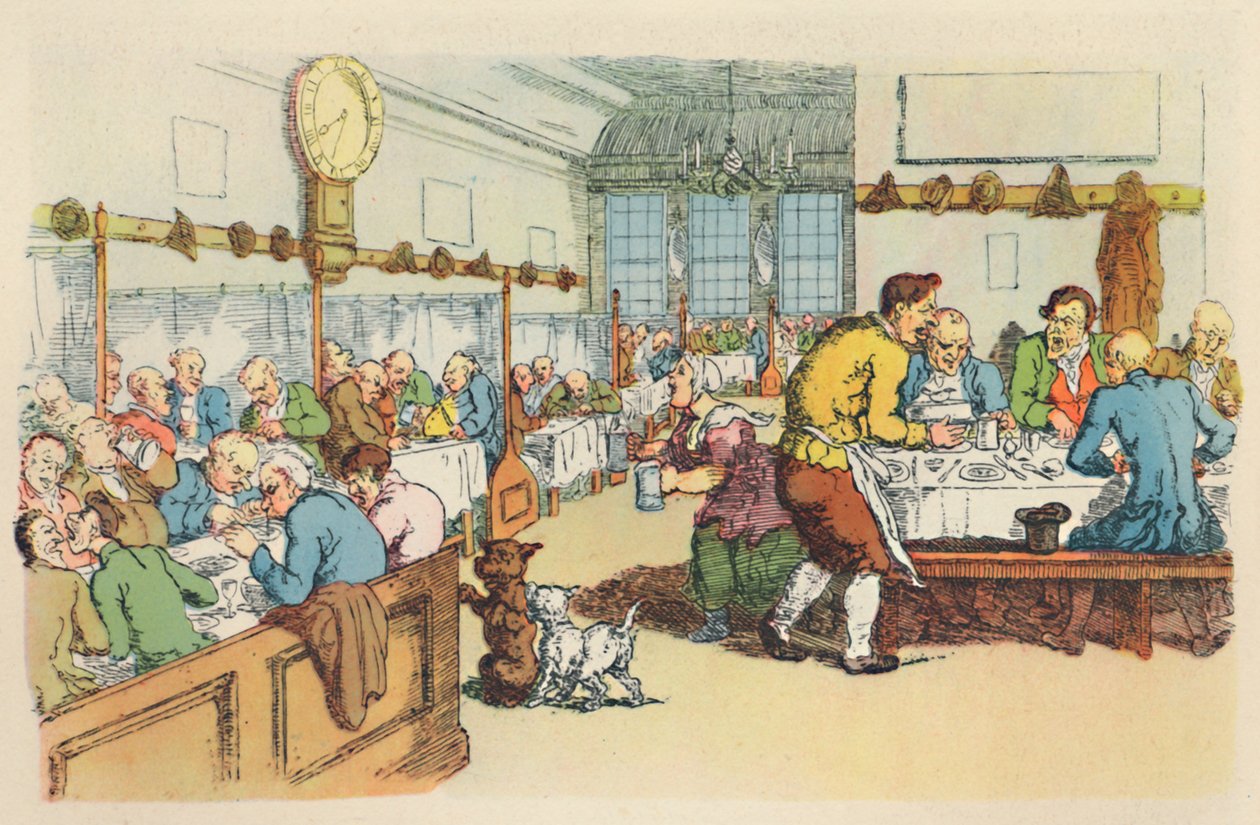 Scène dans un café, 1788 - Thomas Rowlandson