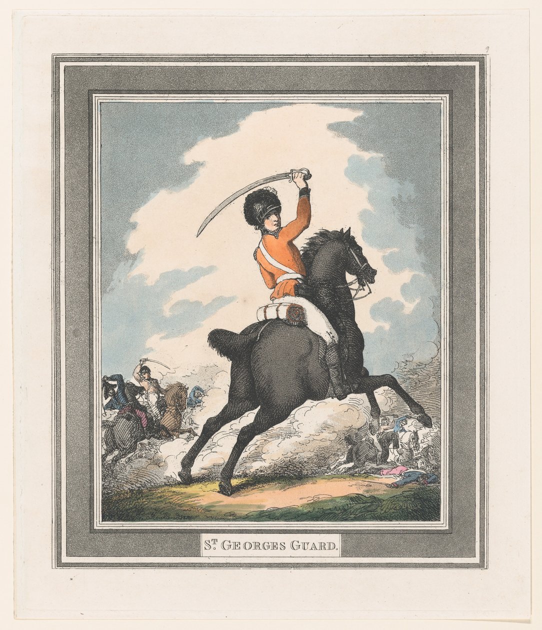 Garde de Saint-Georges, 1798 - Thomas Rowlandson