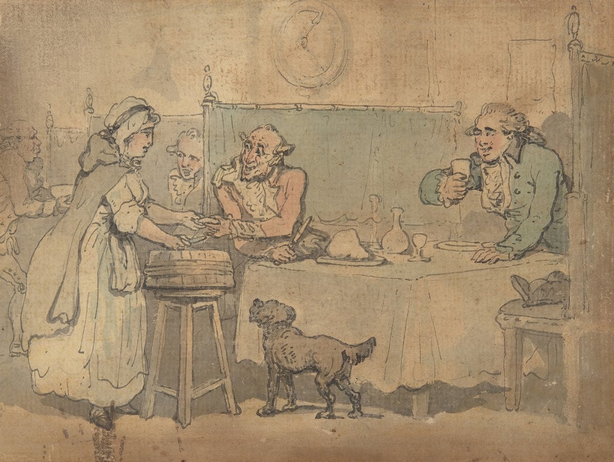 Scène de taverne - Thomas Rowlandson