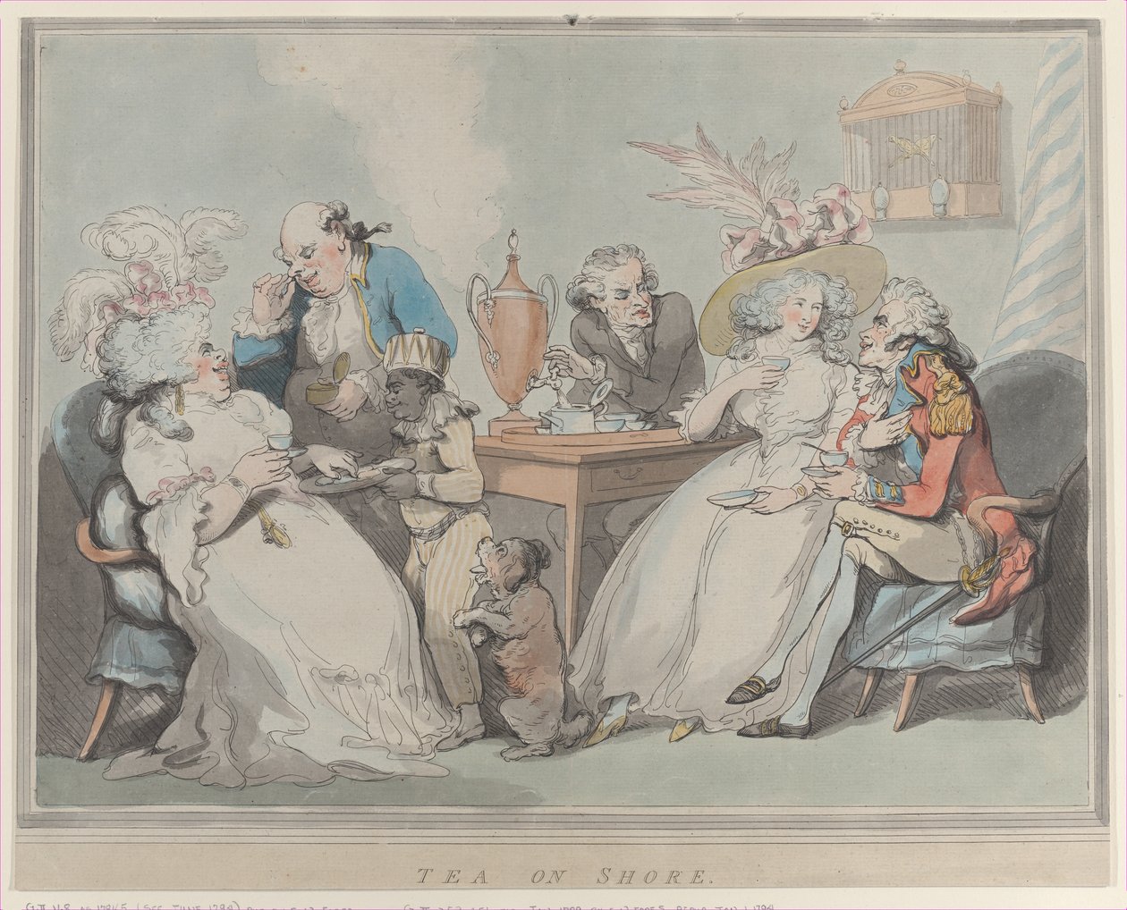 Thé sur le rivage, 1785-94 - Thomas Rowlandson