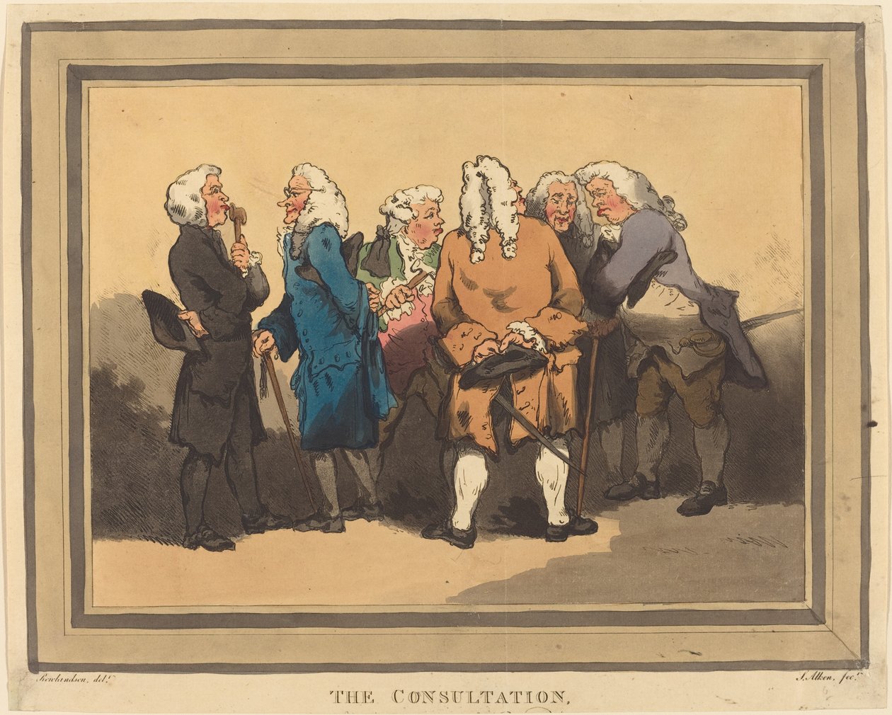 La consultation - Thomas Rowlandson
