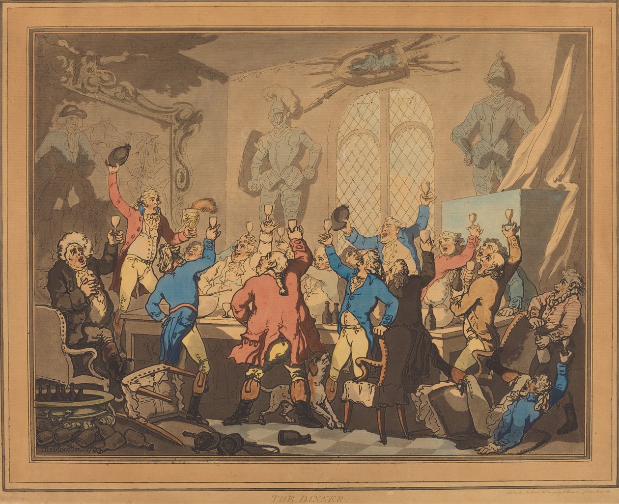 Le dîner - Thomas Rowlandson