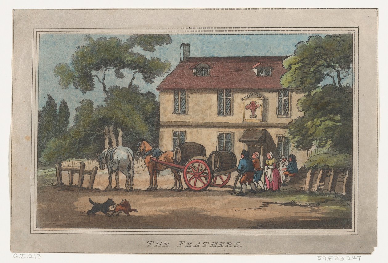 Les Plumes, 1787 - Thomas Rowlandson