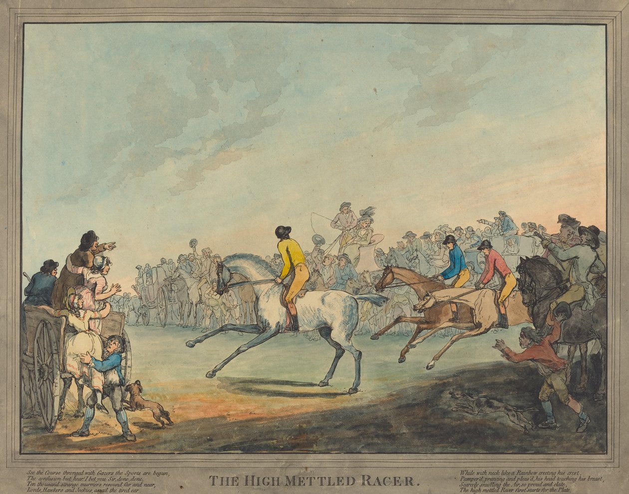 Le Cheval fougueux - Thomas Rowlandson