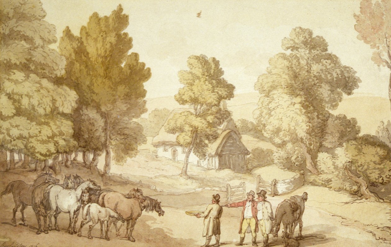 Le Marchand de Chevaux - Thomas Rowlandson