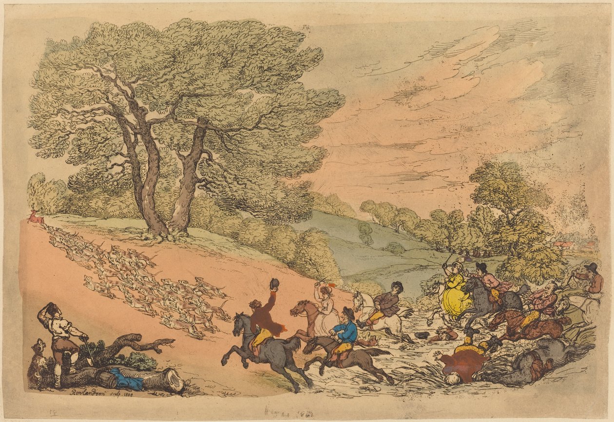 La Chasse - Thomas Rowlandson