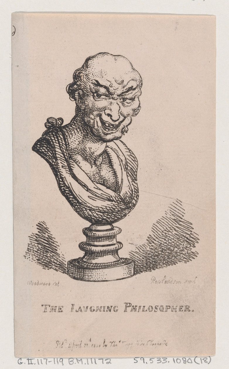 Le philosophe rieur, 1808 - Thomas Rowlandson