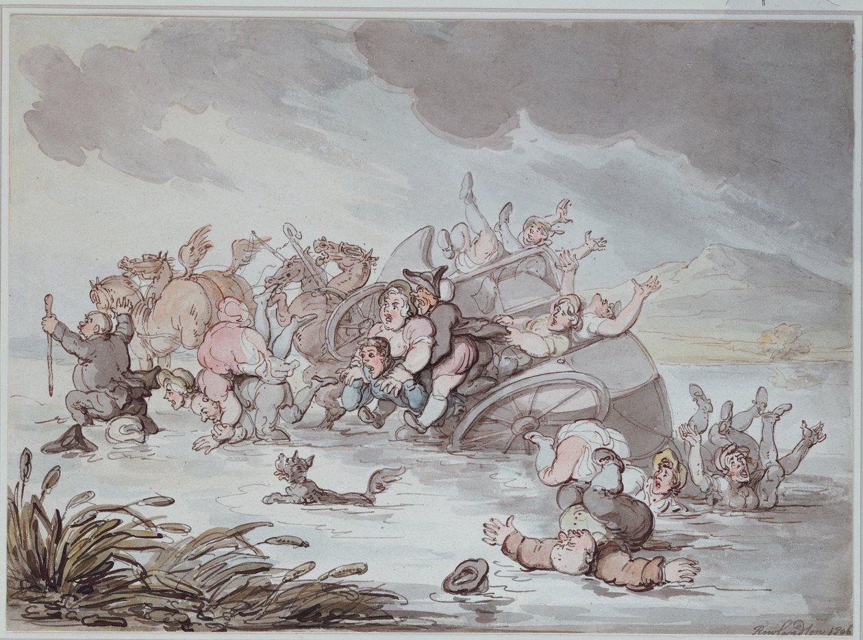 Le Malheur, 1806 - Thomas Rowlandson