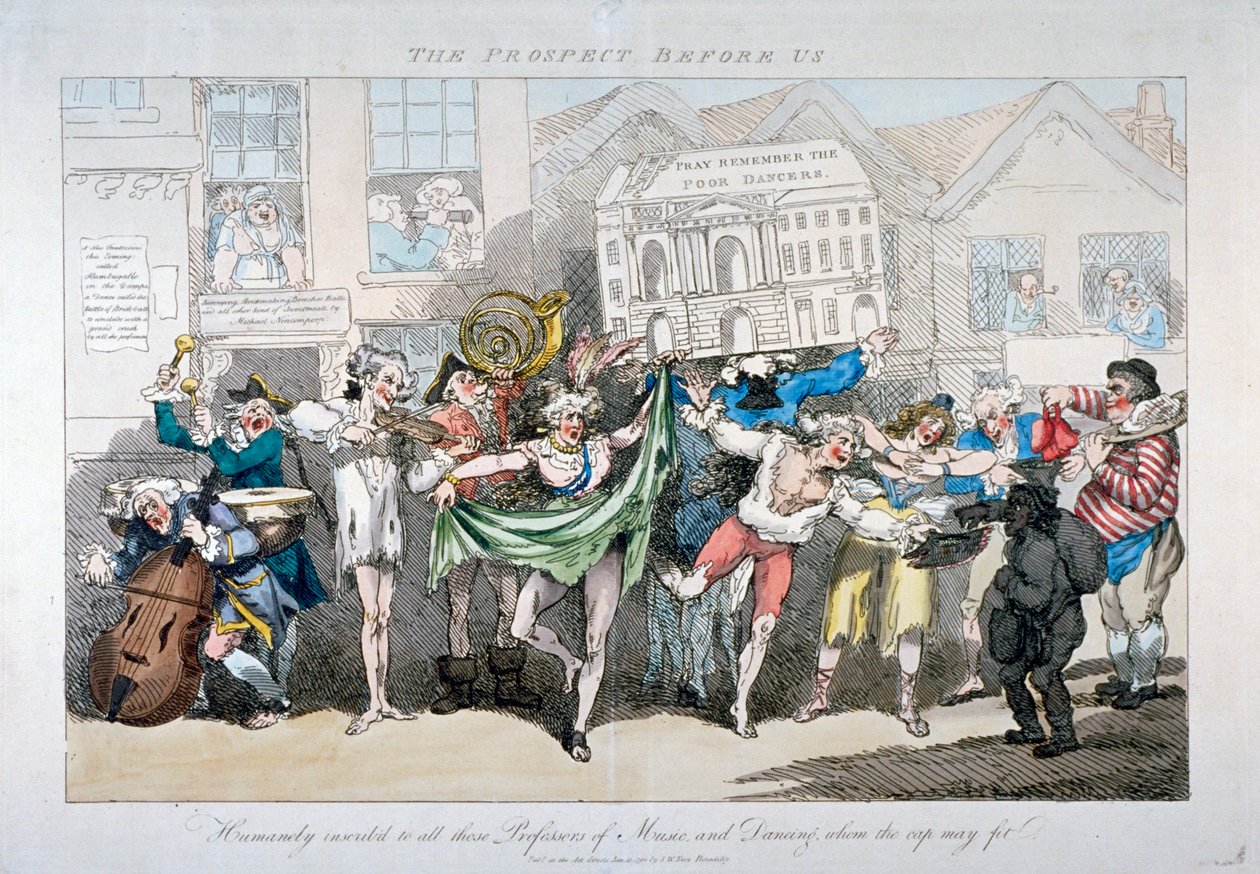La Perspective devant nous, 1791 - Thomas Rowlandson