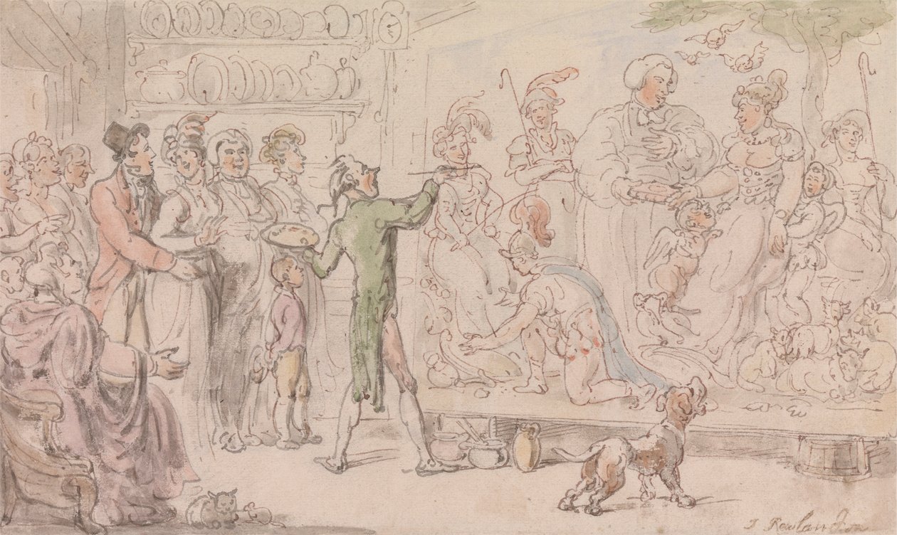 Le Vicaire de Wakefield : Le Portrait de Famille - Thomas Rowlandson