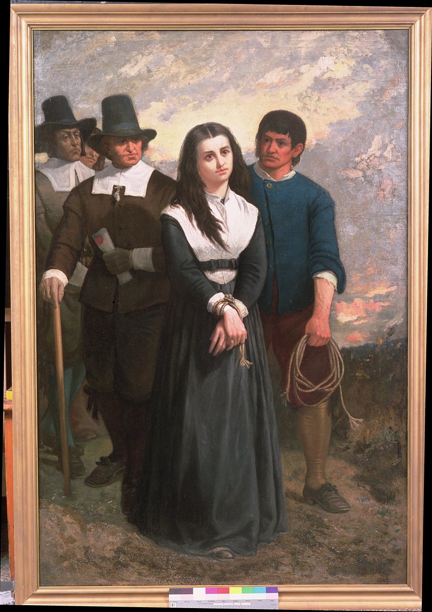 Colline des sorcières (Le Martyr de Salem) 1869 - Thomas Satterwhite Noble