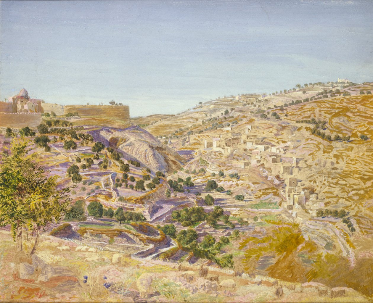 Vue de Jérusalem, 1854 - Thomas Seddon