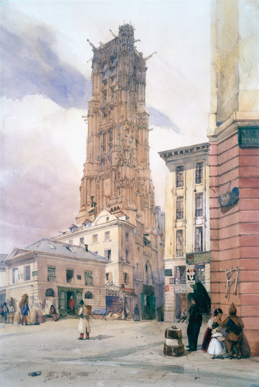 Tour Saint-Jacques, 1834 - Thomas Shotter Boys