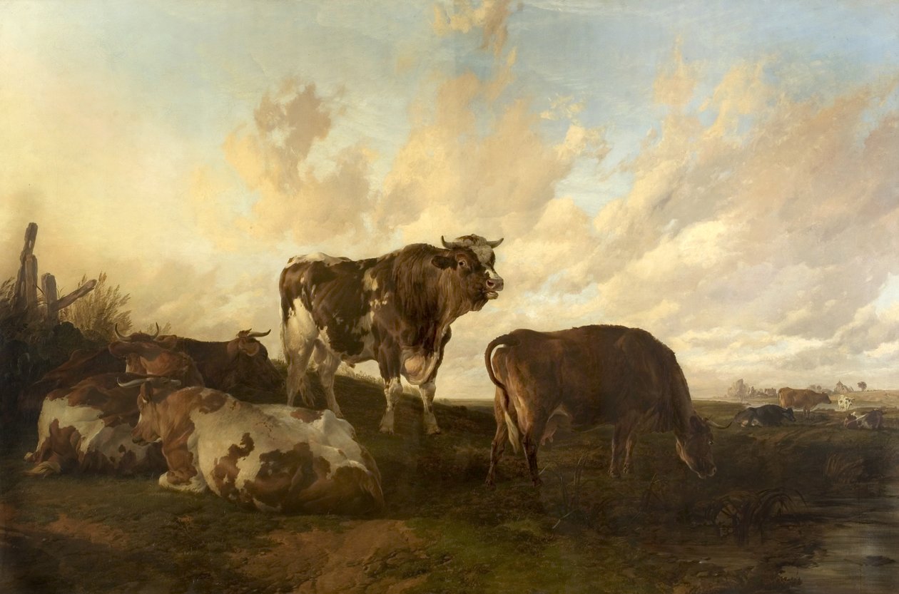 Repos dans les prés, 1851 - Thomas Sidney Cooper