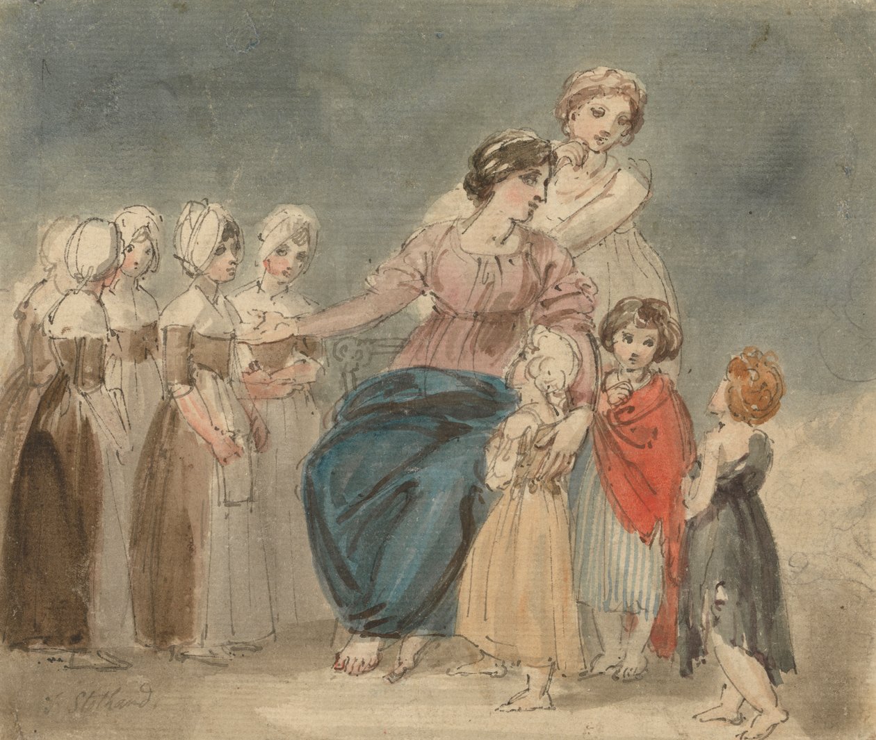 Enfants de la Charité et Petits Vagabonds - Thomas Stothard