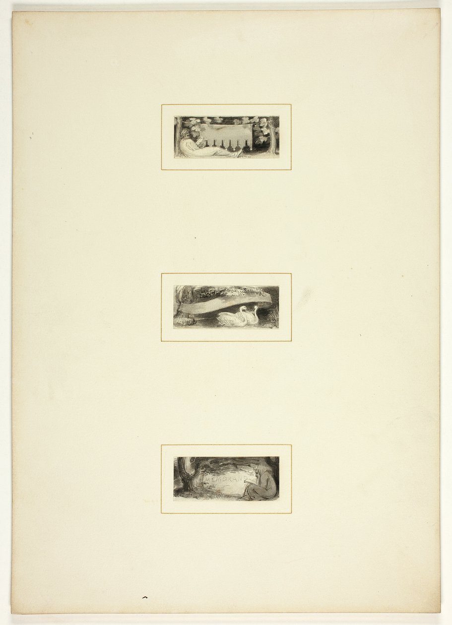 Étude pour une planche de Télémaque - Thomas Stothard
