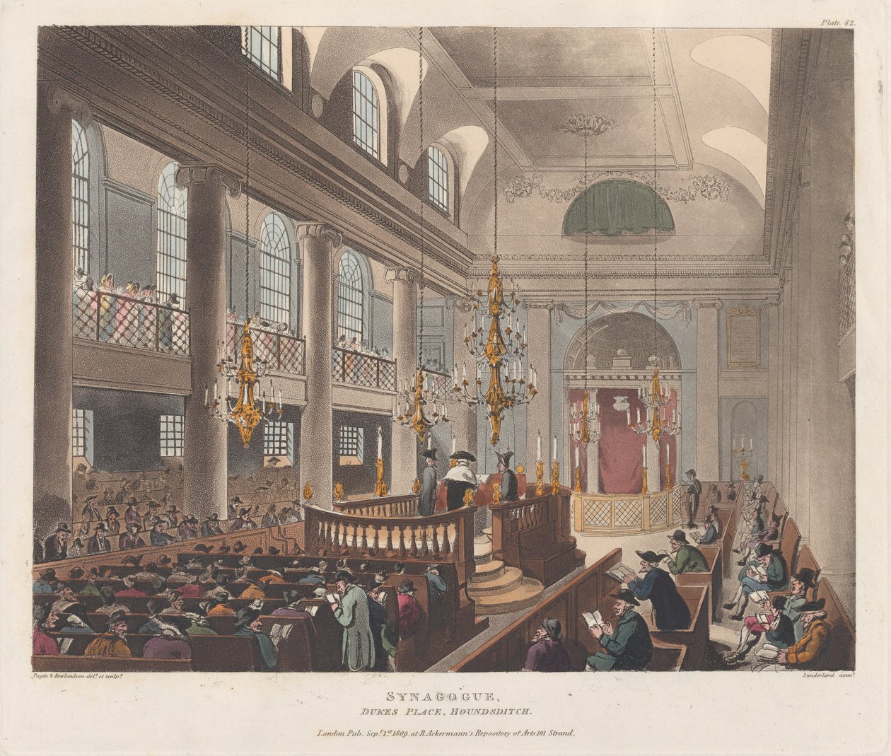 Synagogue, 1er septembre 1809 - Thomas Sutherland