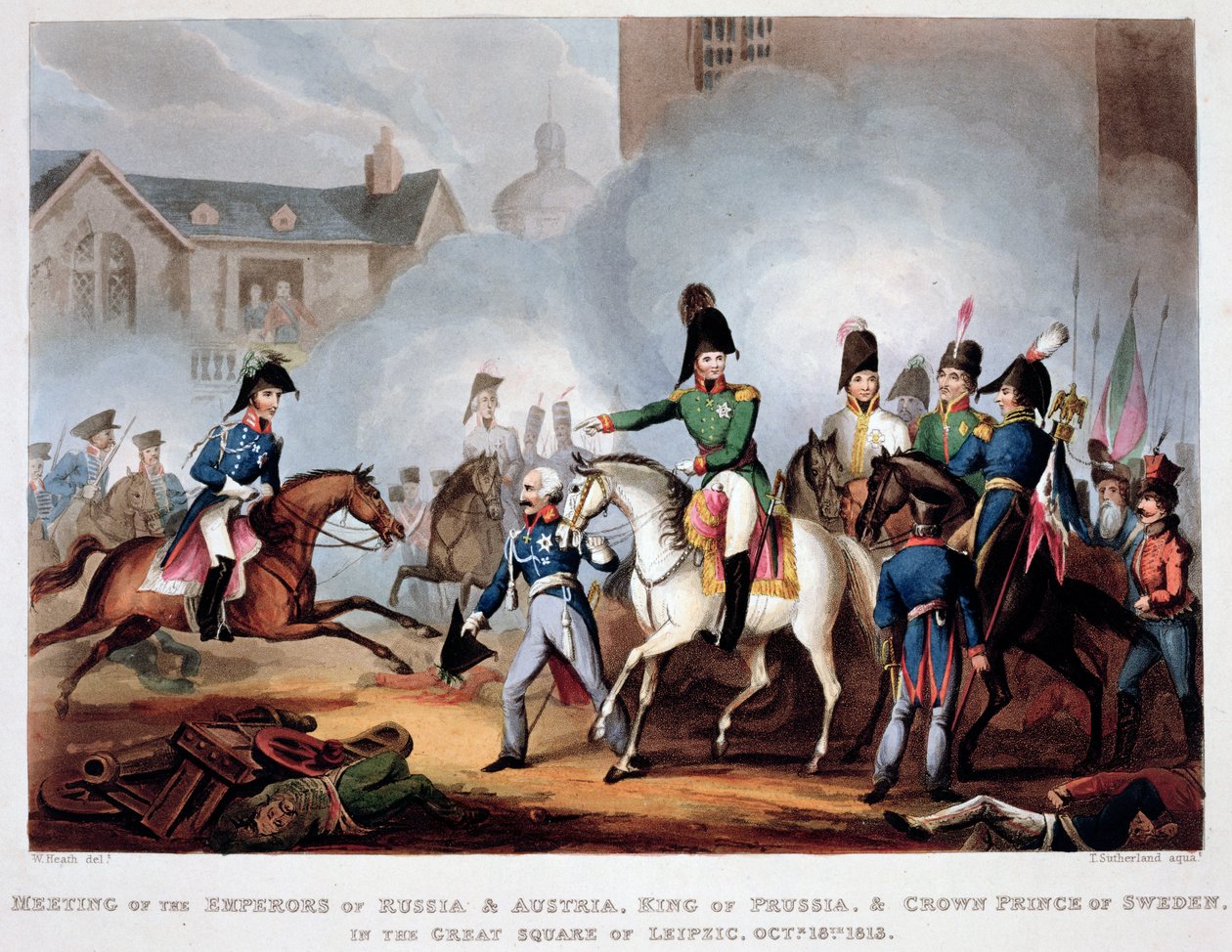 Les commandants alliés à Leipzig, 1813-1815 - Thomas Sutherland