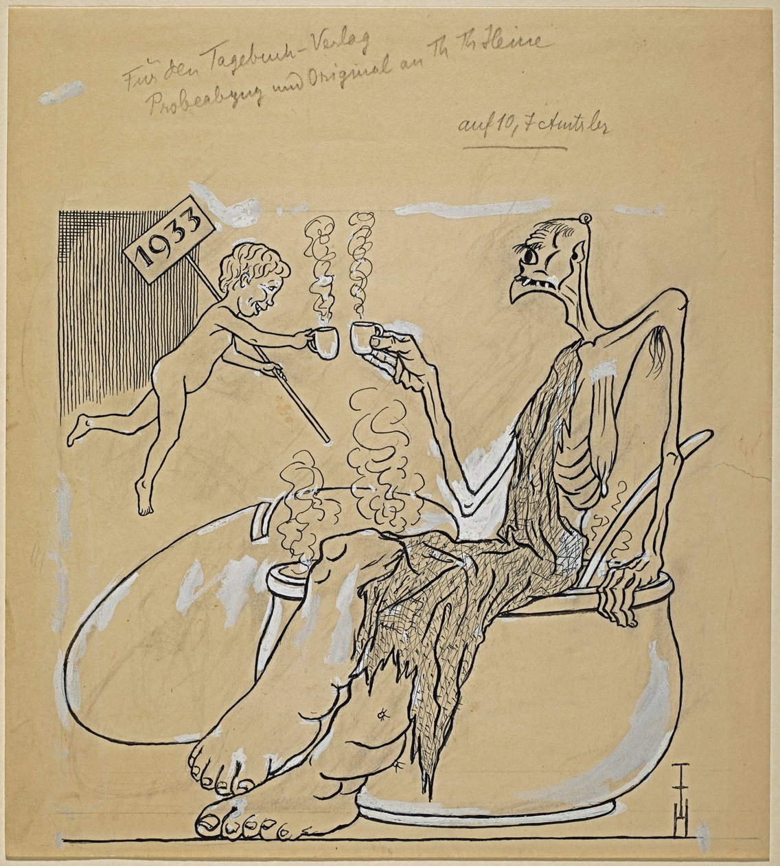 Bonne année 1933 - Thomas Theodor Heine