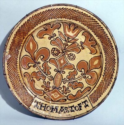 Plat du Staffordshire, c.1680 - Thomas Toft