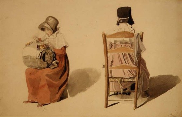 La Dentellière - Thomas Uwins