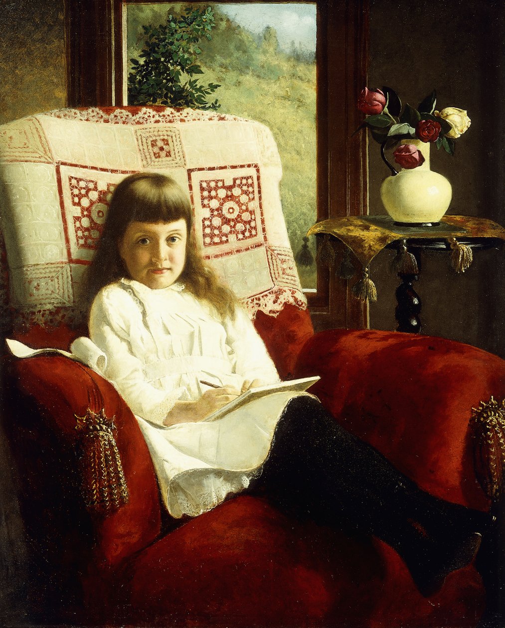 Mildred Wallace jeune fille - Thomas Waterman Wood
