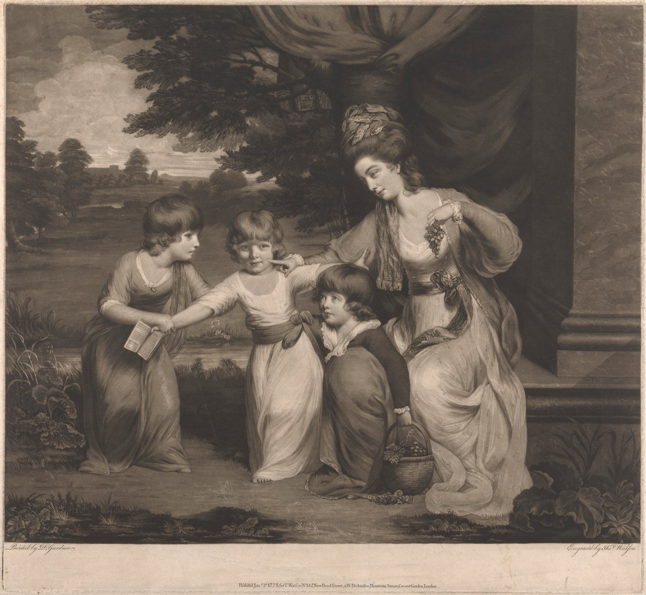 Lady Rushout et ses enfants - Thomas Watson