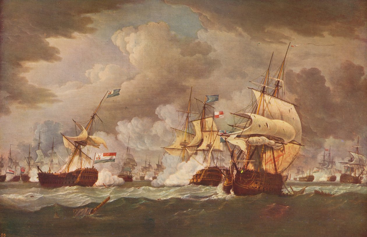 La Bataille de Camperdown - Thomas Whitcombe