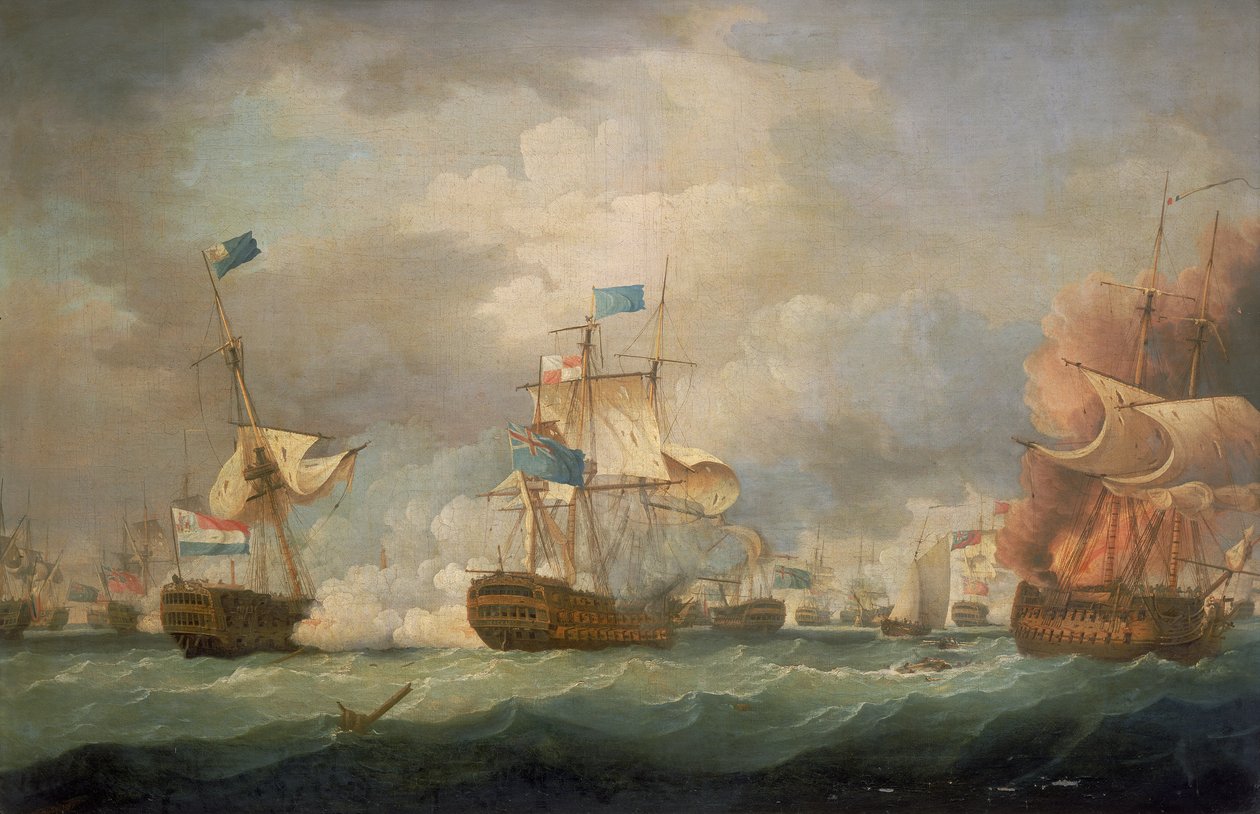 La bataille de Camperdown - Thomas Whitcombe