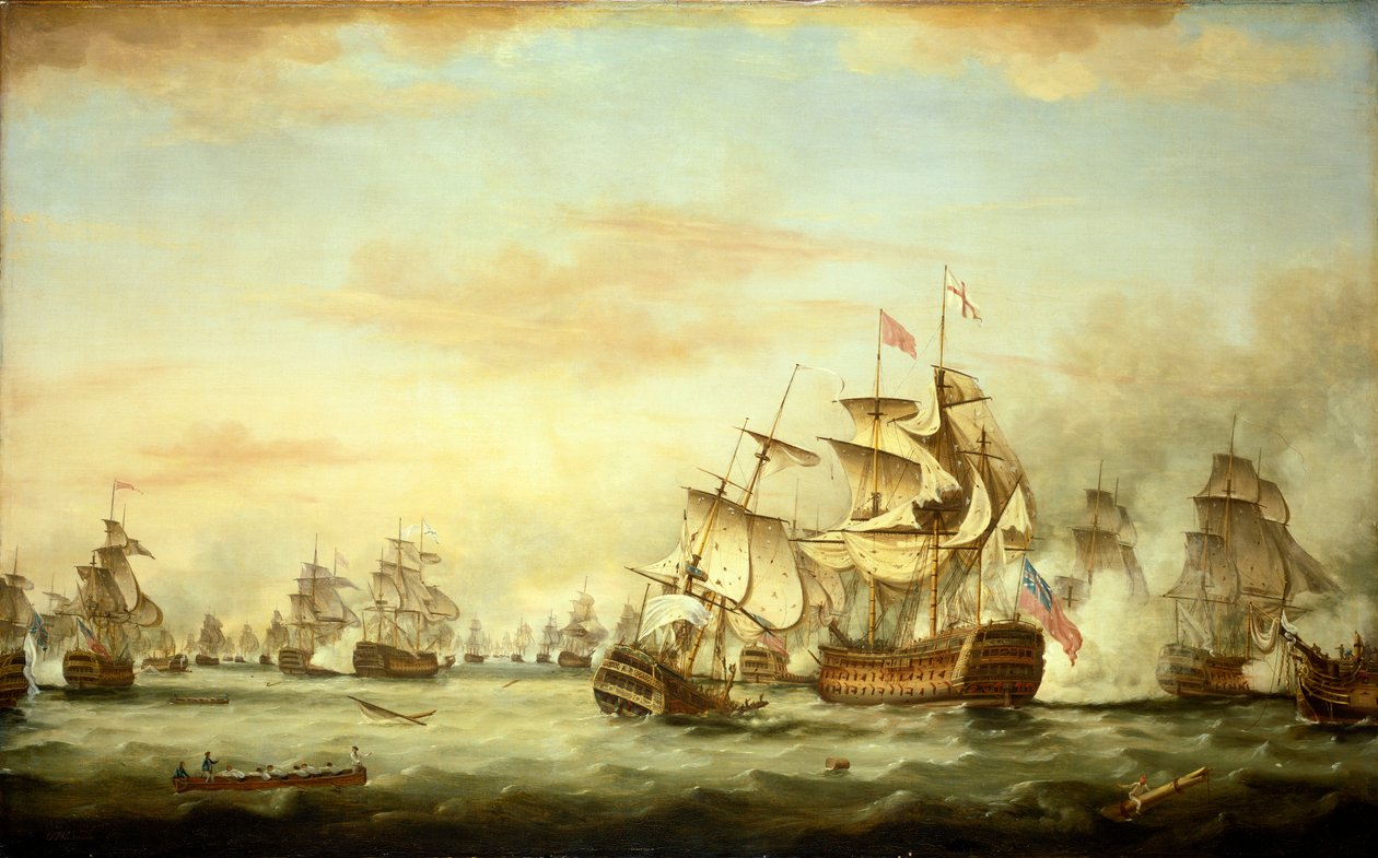 La bataille des Saintes - Thomas Whitcombe