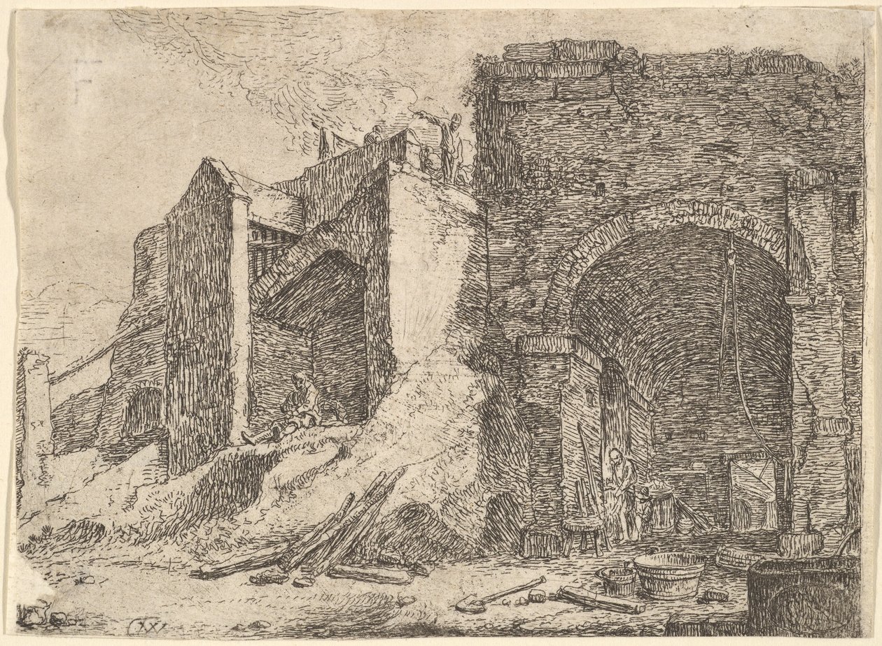 La Forge, 17e siècle - Thomas Wijck