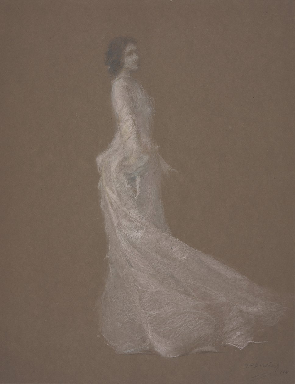 La robe rose - Thomas Wilmer Dewing