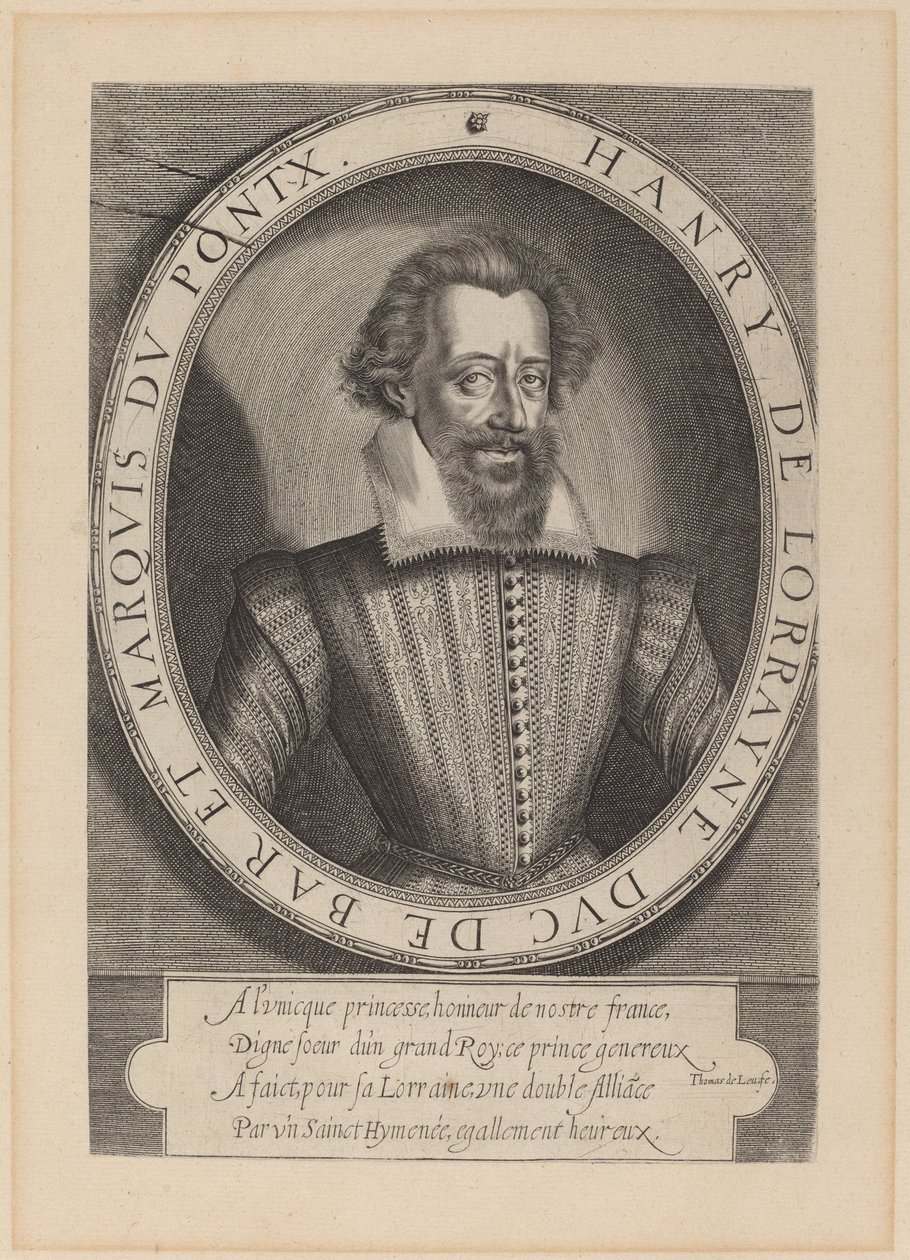 Henri, duc de Bar - Thomas de Leu