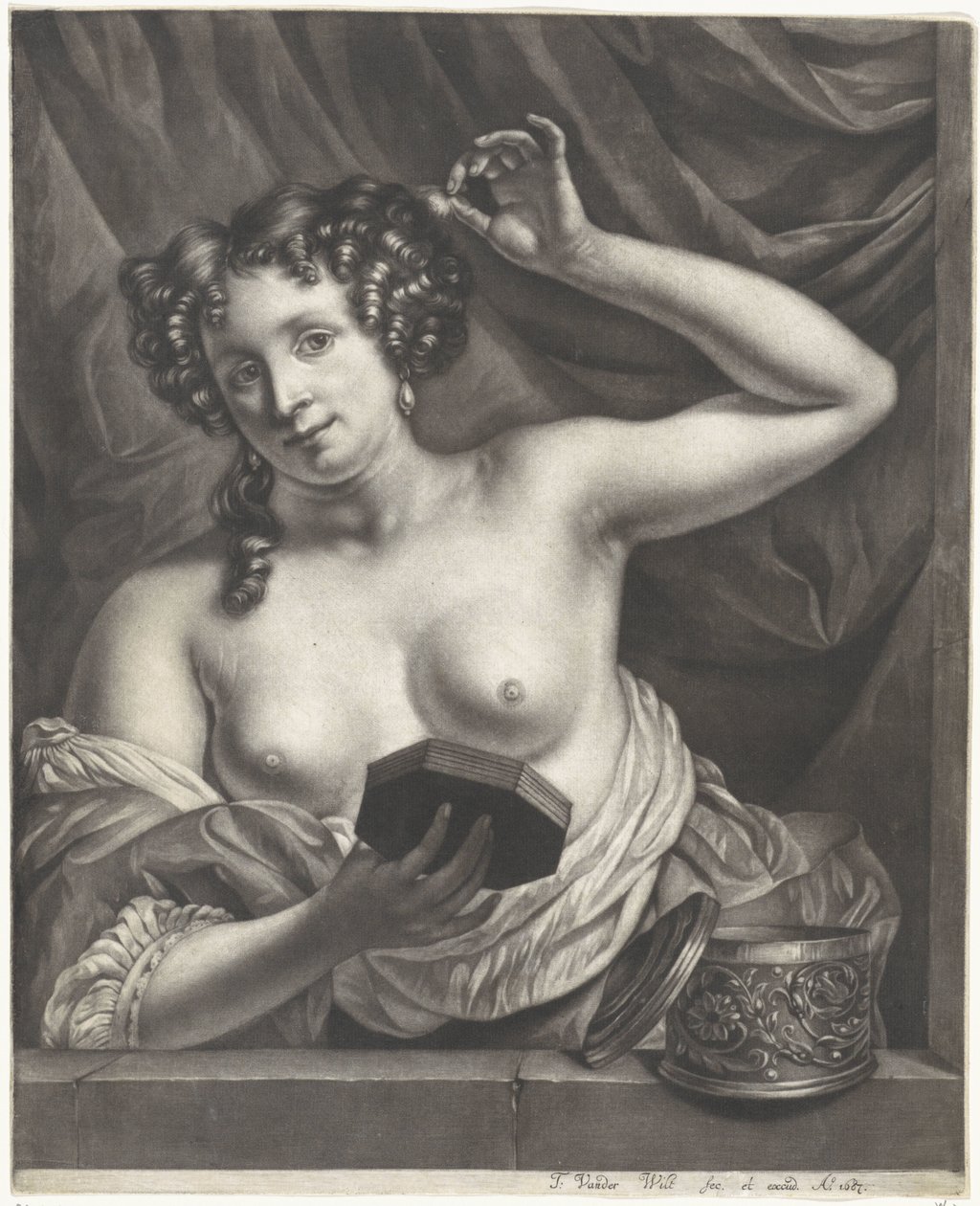 Femme à une fenêtre - Thomas van der Wilt