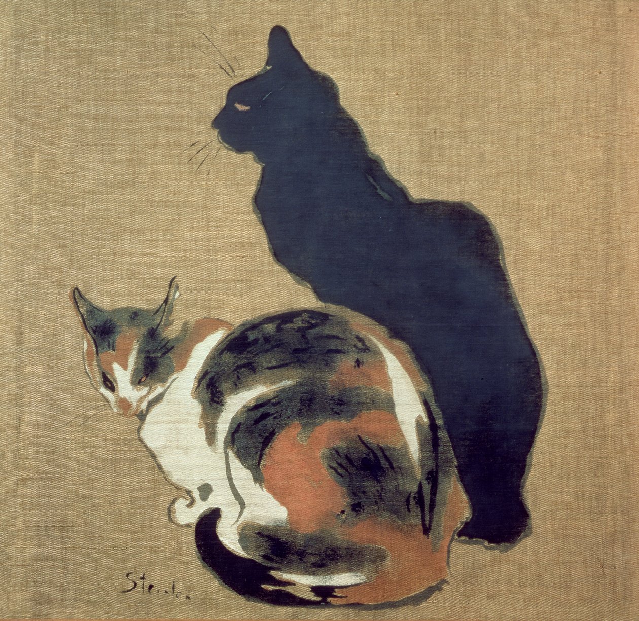 Deux Chats, 1894 - Théophile Alexandre Steinlen