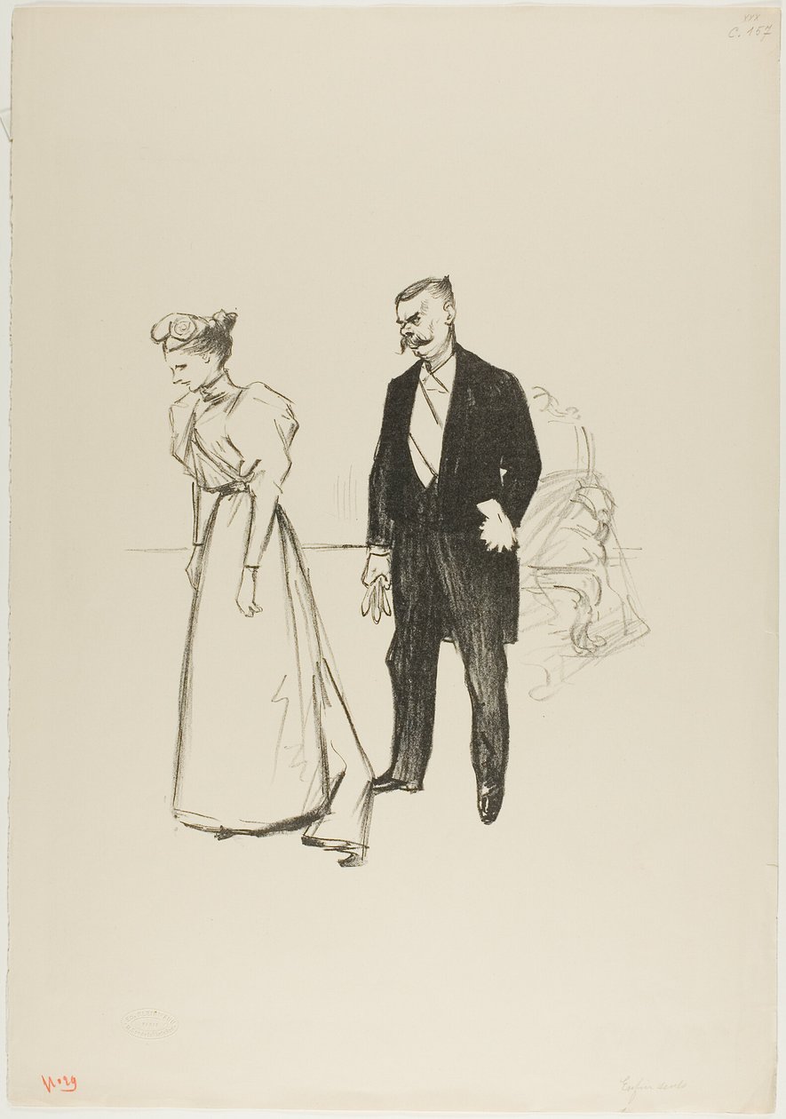 Enfin seul ! - Théophile Alexandre Pierre Steinlen
