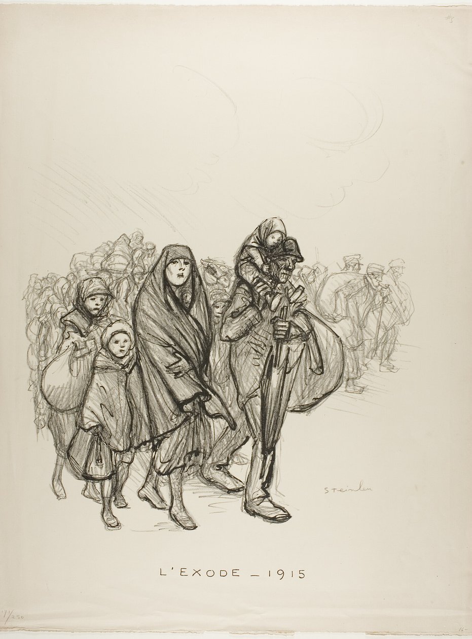 Exodus - 1915 - Théophile Alexandre Pierre Steinlen
