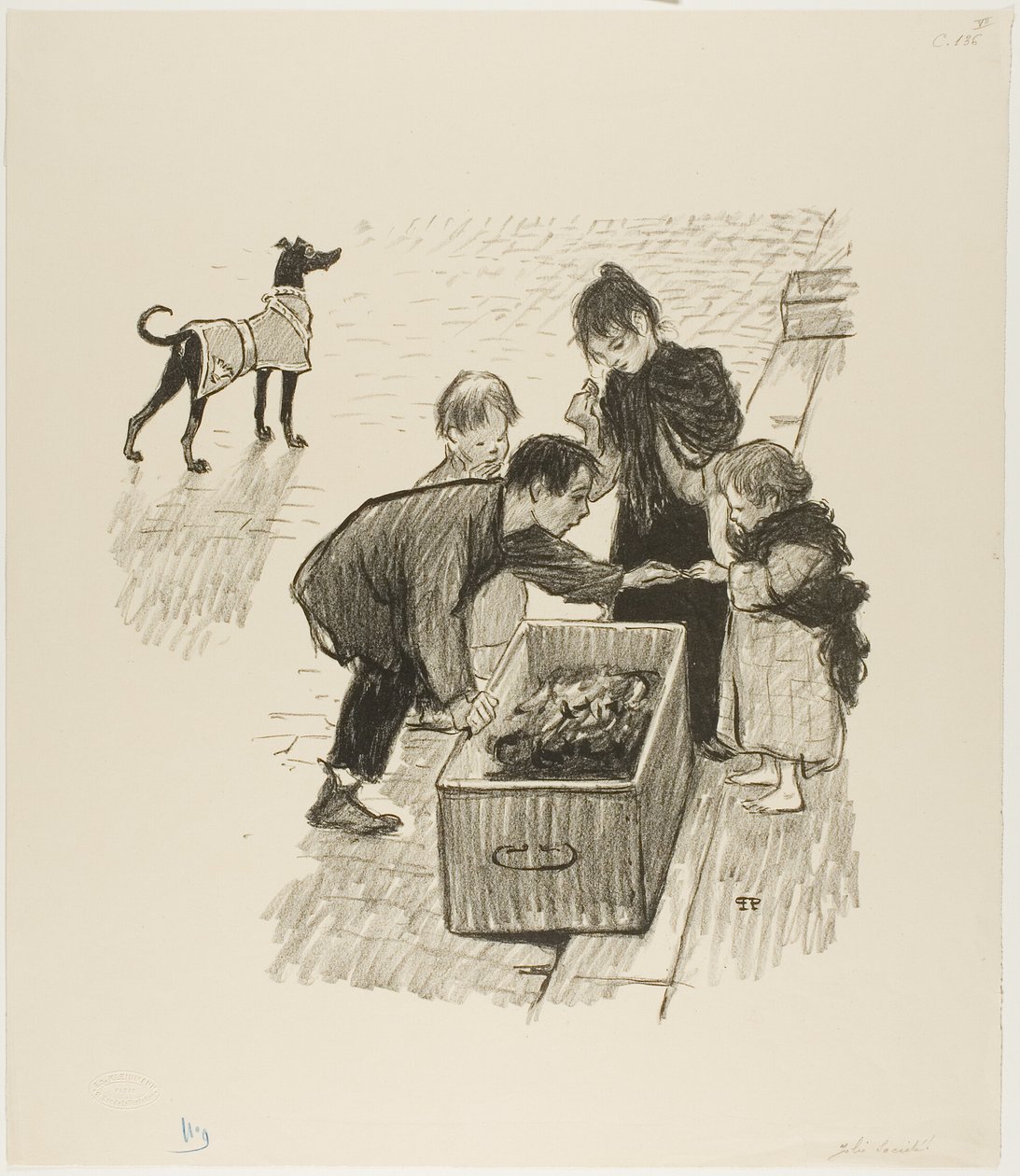 La haute société ! - Théophile Alexandre Pierre Steinlen