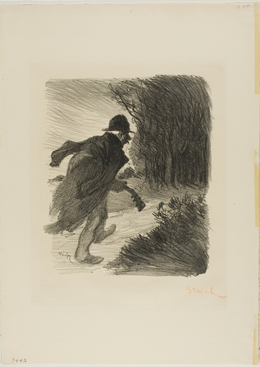 Le chanteur de la forêt - Théophile Alexandre Pierre Steinlen