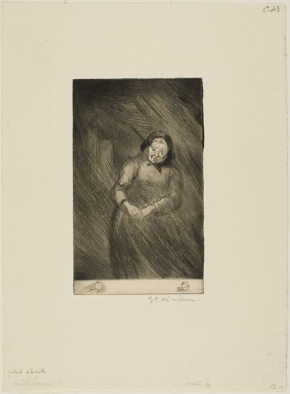 Le vieux bavard - Théophile Alexandre Pierre Steinlen