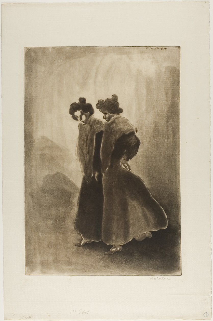 Deux femmes - Théophile Alexandre Pierre Steinlen