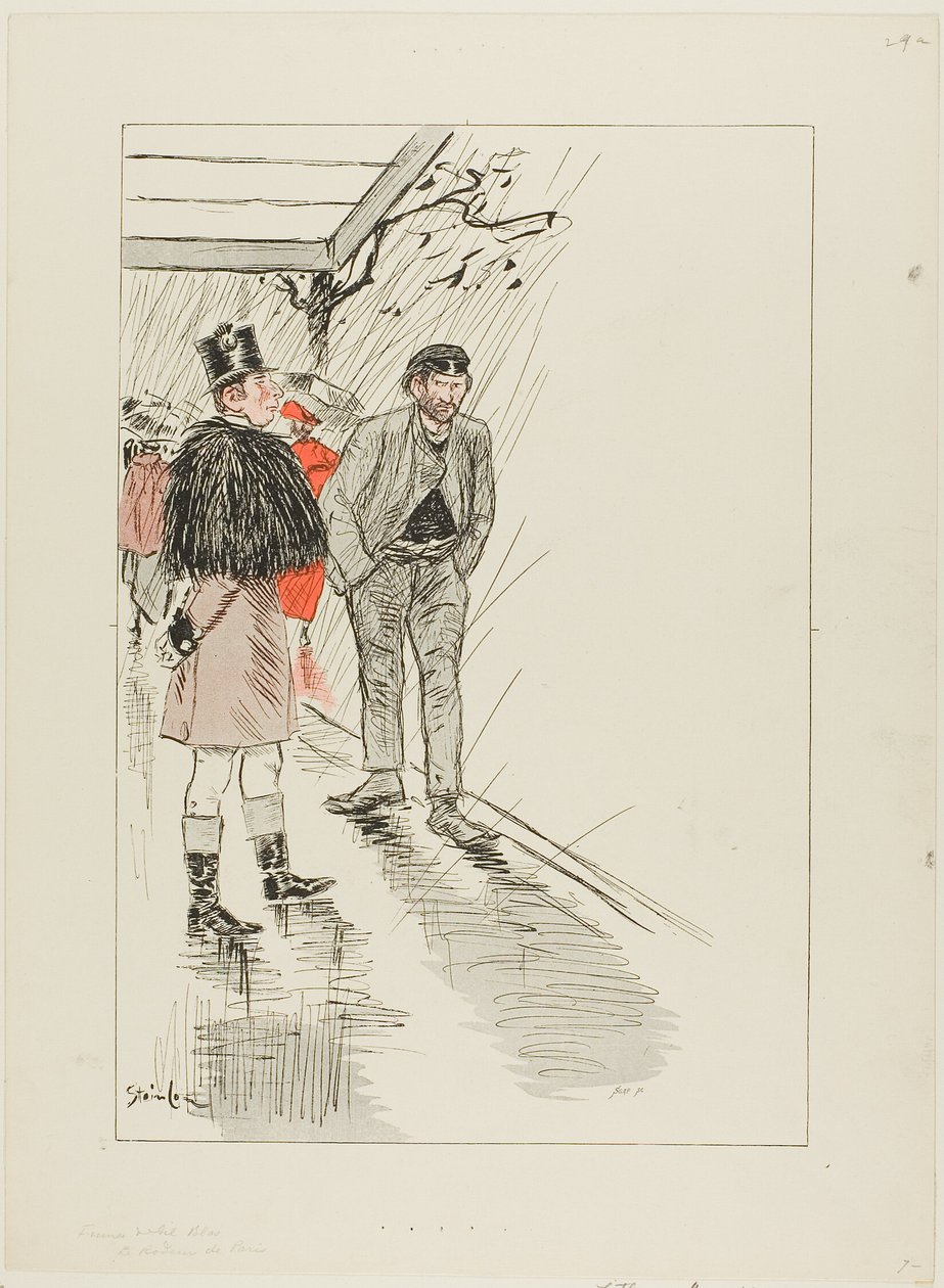 Vagabond de Paris - Théophile Alexandre Pierre Steinlen