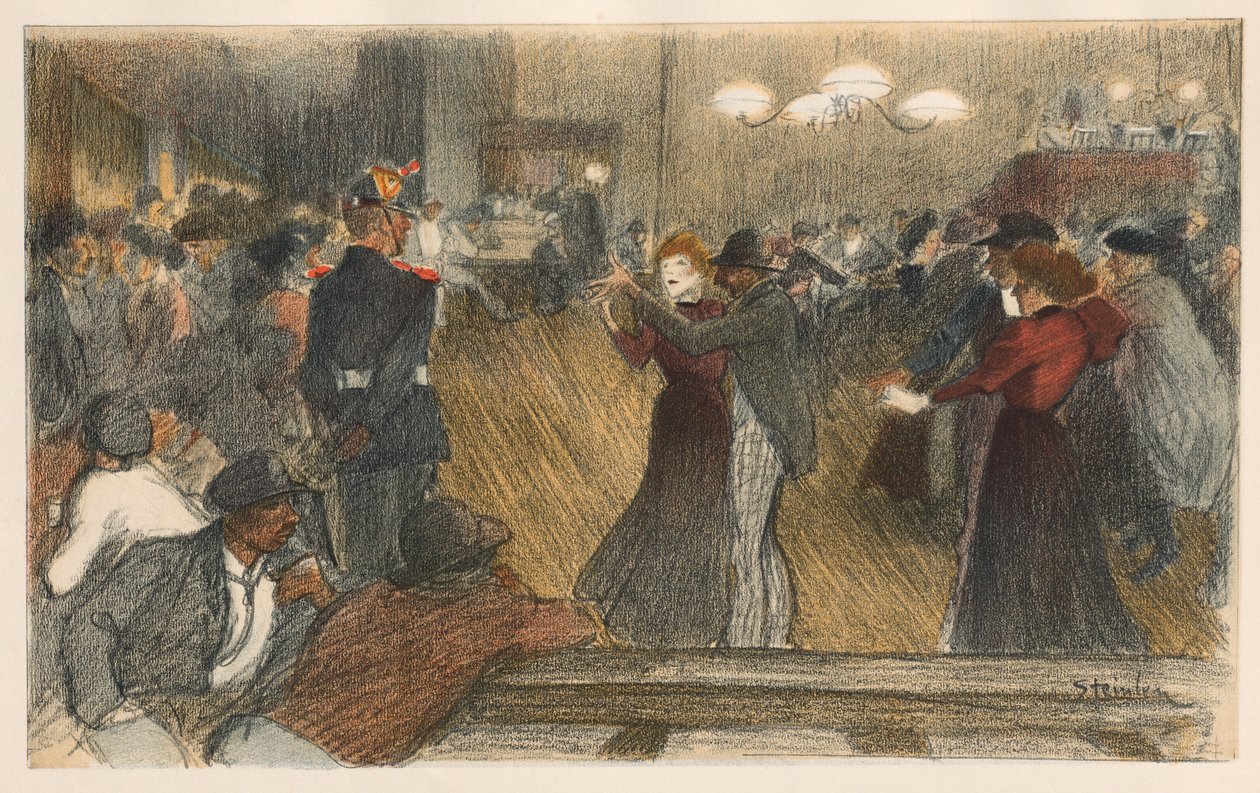 Bal de Barrière - Théophile Alexandre Steinlen