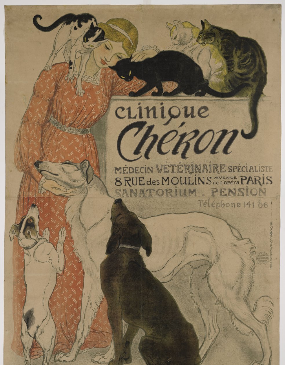 Clinique Chéron - Théophile Alexandre Steinlen