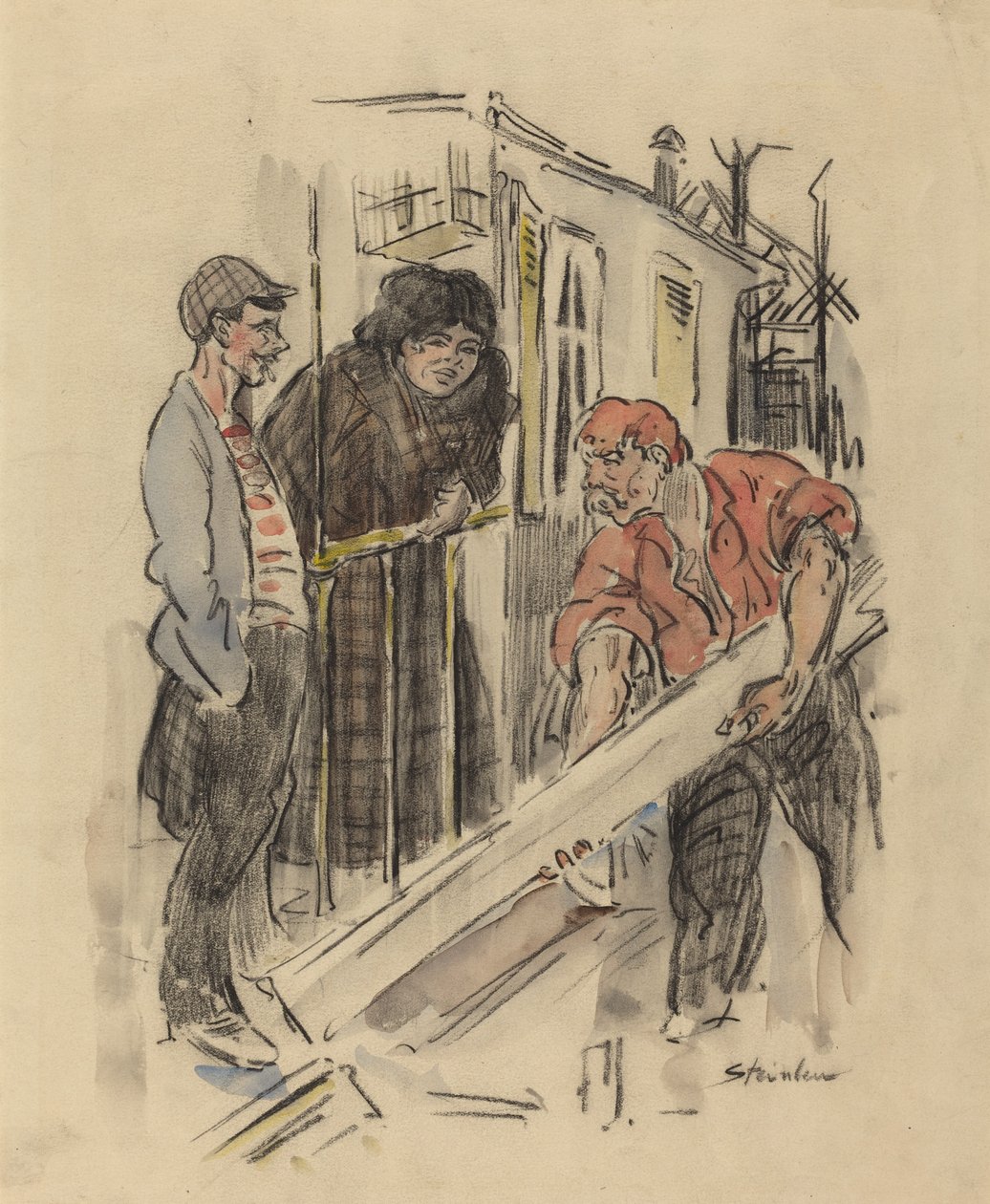 Commérages - Théophile Alexandre Steinlen