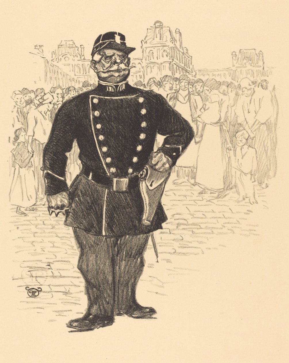 Paix dans les rues - Théophile Alexandre Steinlen