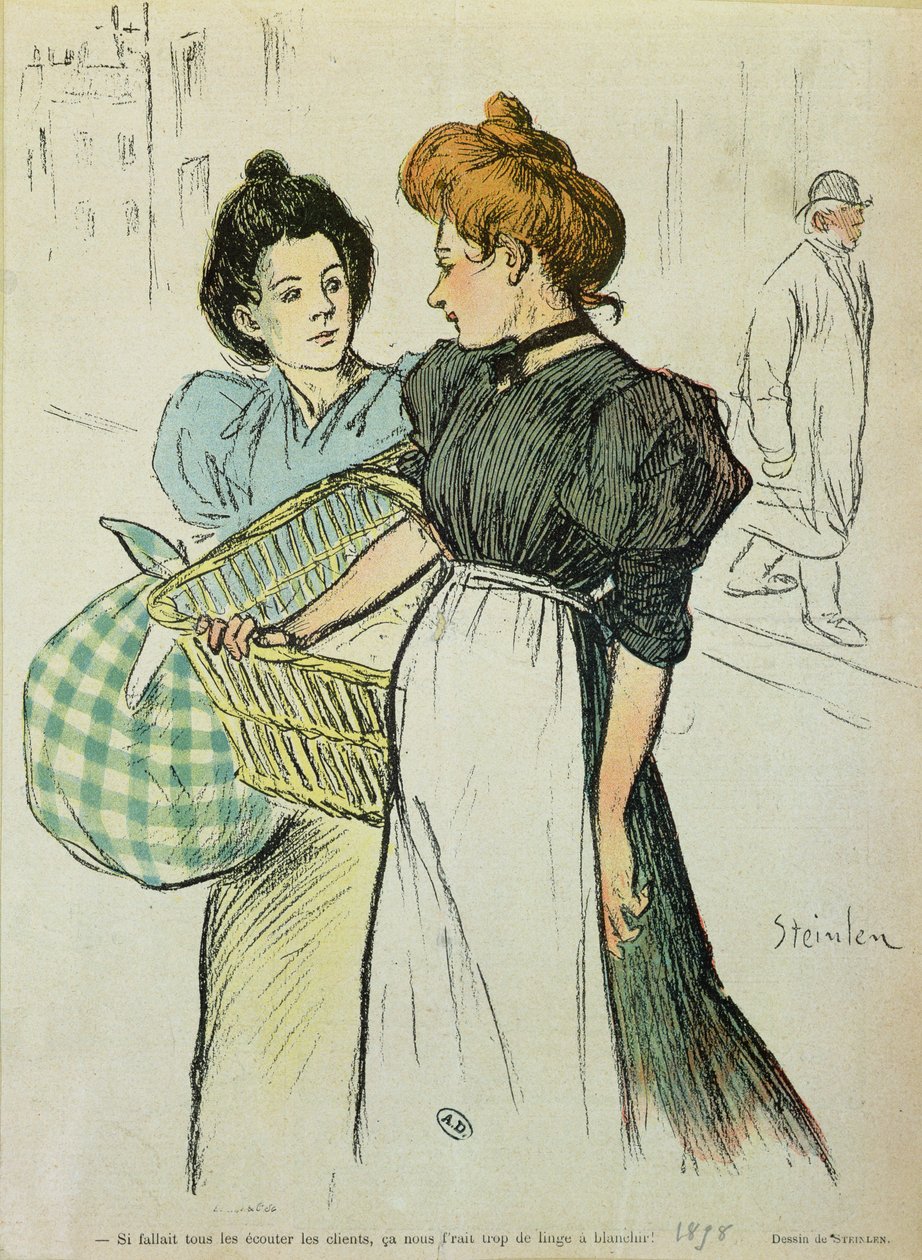 Deux lavandières, 1898 - Théophile Alexandre Steinlen