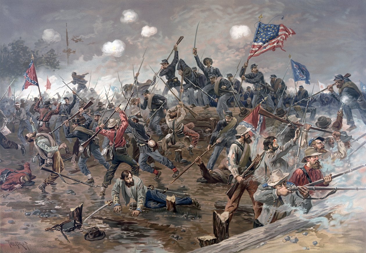 Bataille de Spottsylvania - Thure de Thulstrup