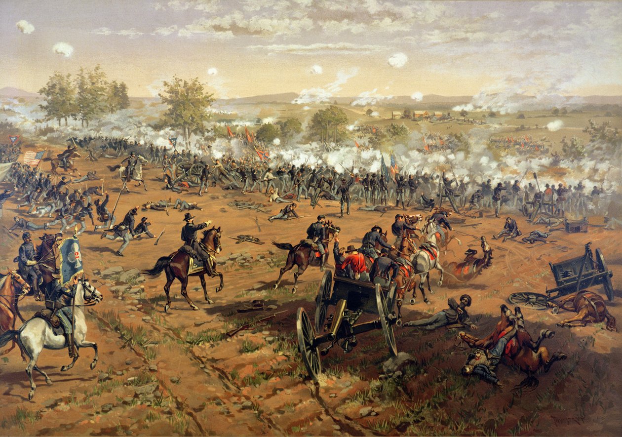 Bataille de Gettysburg - Thure de (after) Thulstrup